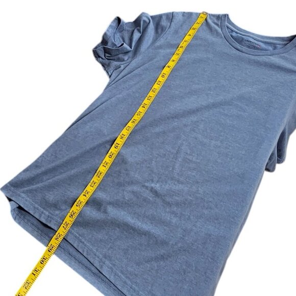 UNTUCKit Mens Short Sleeve Crew Neck Cotton T-Shirt, Basic, Blue, Size XXL - Picture 6 of 9